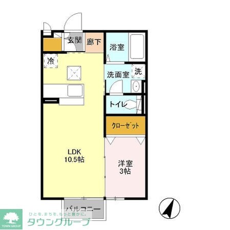 アモーレ Iの物件間取画像